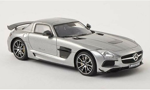 Mercedes SLS Black Series 1/43 Minichamps AMG (C197) nero grigio 2013 modellini auto