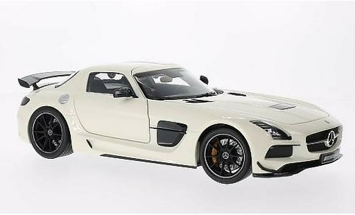 Mercedes SLS Black Series 1/18 Minichamps AMG (C197) nero bianco 2013 modellini auto