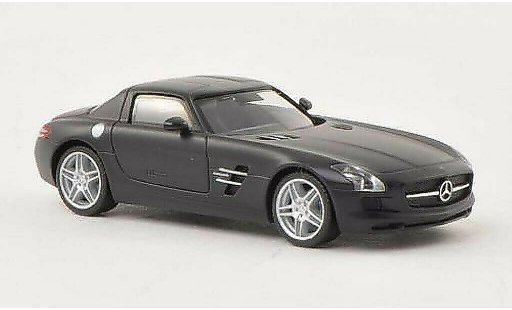 Mercedes SLS Coupe 1/87 Herpa AMG (C197) opaco-nero modellini auto
