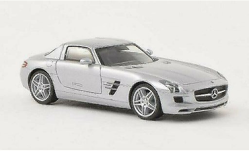 Mercedes SLS Coupe 1/87 Herpa AMG (C197) mett-grigio modellini auto