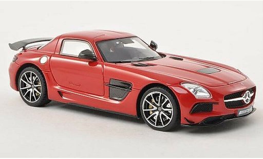 Mercedes C Black Series 1/43 Minichamps AMG Coupe nero (C197) rosso 2013 modellini auto
