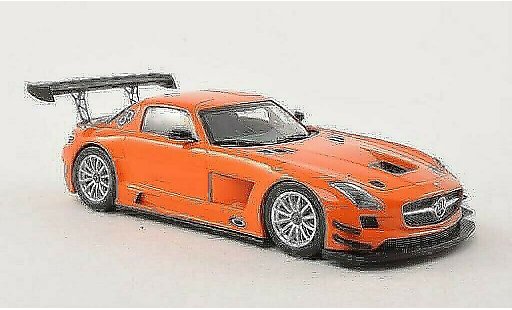 Mercedes SLS GT3 1/43 Minichamps AMG orange Plain Body Version 2011 modellini auto