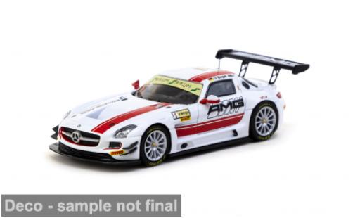 Mercedes SLS 1/64 Tarmac Works AMG GT3 FIA GT World Cup Macau GT Cup 2015 AMG Driving Academy #1 M.Engel 1:64 modellino in miniatura