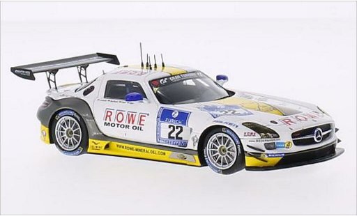 Mercedes SLS GT3 1/43 Spark AMG No.22 ROWE Racing 24h Nurburgring 2015 /R.van modellini auto