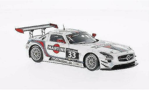 Mercedes SLS GT3 1/43 Spark AMG No.33 Martini / Mishu Motors 12h Zandvoort /R.van modellini auto