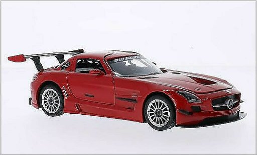 Mercedes SLS GT3 1/24 Motormax AMG rosso modellini auto