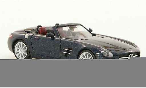 Mercedes SLS Roadster 1/87 Herpa AMG (R197) blu 2011 modellini auto