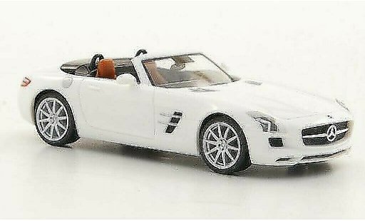 Mercedes SLS Roadster 1/87 Herpa AMG (R197) bianco 2011 modellini auto