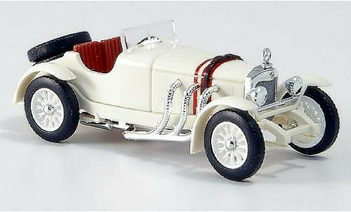 Mercedes SSK Base 1/87 Busch bianco lenkbare Rader 1928 modellini auto
