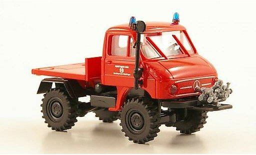 Mercedes Unimog 406-425 1/87 Brekina 411 Werksvigili del fuoco Bosch modellini auto