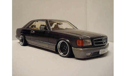 Mercedes 500 Coupe 1/18 Autoart jantes 16 bbs modellini auto