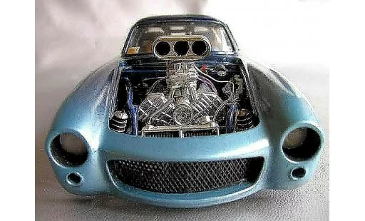 Mercedes 300 Base 1/18 Burago pro street 1954 modellini auto