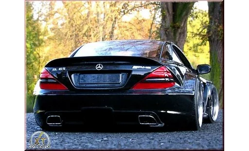 Mercedes Classe SL 65 1/18 Minichamps amg nero jantes 19 et 20 pouces modellini auto