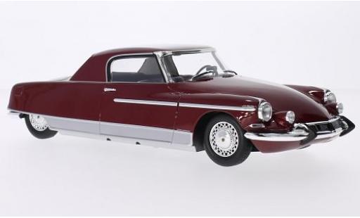 Citroen DS 1/18 Metal 18 19 Chapron Le Dandy metallico rosso 1964 avec Beleuchtung (Batterien nicht enthalten) modellino in miniatura