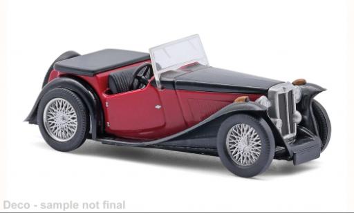 MG Midget 1/87 Busch TC rot/schwarz 1945 1:87 modellino in miniatura