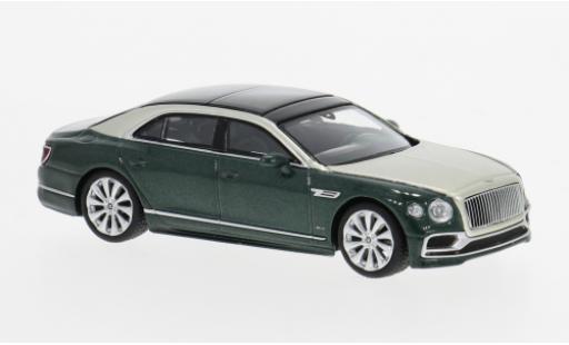 Bentley Flying Spur 1/64 Mini GT grün/beige 1:64 modellino in miniatura