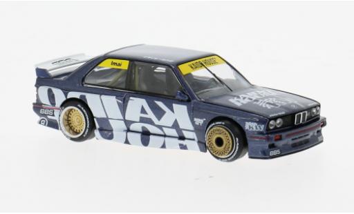 Bmw M3 1/64 Mini GT (E30) blau 1989 1:64 modellino in miniatura