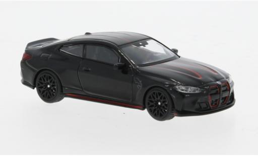 Bmw M4 1/64 Mini GT CSL (G82) schwarz 1:64 modellino in miniatura