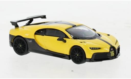 Bugatti Chiron 1/64 Mini GT Pur Sport gelb 1:64 modellino in miniatura
