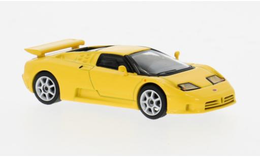 Bugatti EB110 1/64 Mini GT Super Sport gelb 1995 1:64 modellino in miniatura