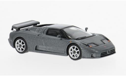 Bugatti EB110 1/64 Mini GT Super Sport grau 1995 1:64 modellino in miniatura