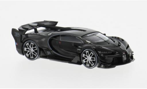 Bugatti Vision 1/64 Mini GT Gran Turimo schwarz 2015 1:64 modellino in miniatura