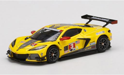 Chevrolet Corvette 1/64 Mini GT C8.R No.3 Racing IMSA 24h Daytona 2020 N.Catsburg/A.Garcia/J.Taylor modellino in miniatura