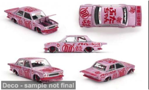 Datsun 510 1/64 Mini GT Pro Street Buta V1 pink 1:64 modellino in miniatura