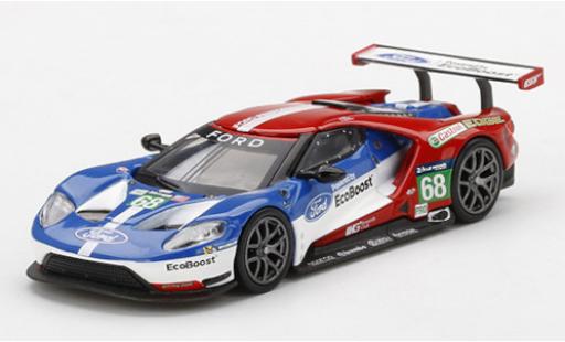 Ford GT 1/64 Mini GT No.68 Chip Ganassi Team USA 24h Le Mans 2016 J.Hand/D.Müller/S.Bourdais modellino in miniatura