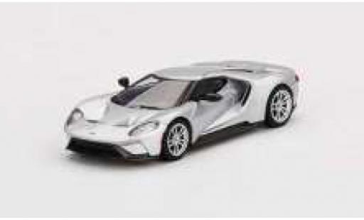 Ford GT 1/64 Mini GT silber 2020 1:64 modellino in miniatura