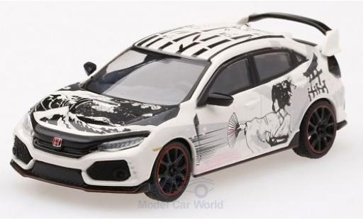 Honda Civic 1/64 Mini GT Type R (FK8) 2018 Art Car Manga modellino in miniatura