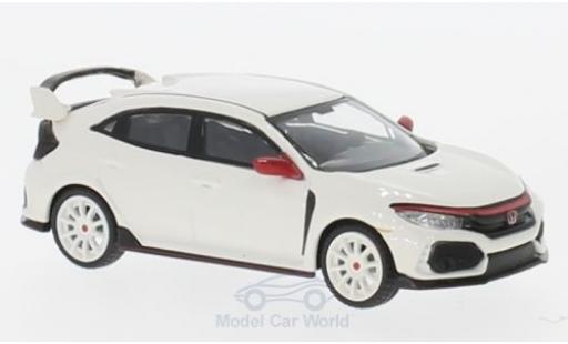 Honda Civic Type R 1/64 Mini GT Type R (FK8) bianco modellino in miniatura