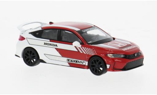 Honda Civic 1/64 Mini GT Type R weiss/rot 2023 1:64 modellino in miniatura