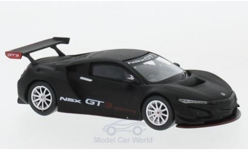 Honda NSX 1/64 Mini GT GT3 matt-nero Presentation modellino in miniatura