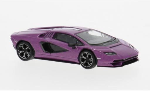Lamborghini Countach 1/64 Mini GT LPI 800-4 violett 1:64 modellino in miniatura