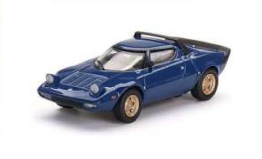Lancia Stratos 1/64 Mini GT HF Stradale blau 1:64 modellino in miniatura