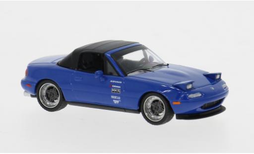 Mazda MX 1/64 Mini GT -5 blau/schwarz 1990 1:64 modellino in miniatura