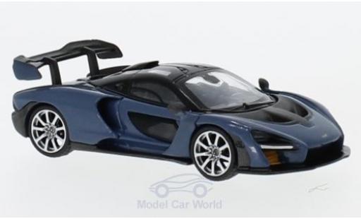 McLaren Senna 1/18 Mini GT grigio modellino in miniatura