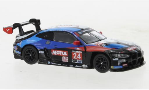 Bmw M4 1/64 Mini GT GT3 No.24 M Team RLL IMSA 24h Daytona 2022 modellino in miniatura