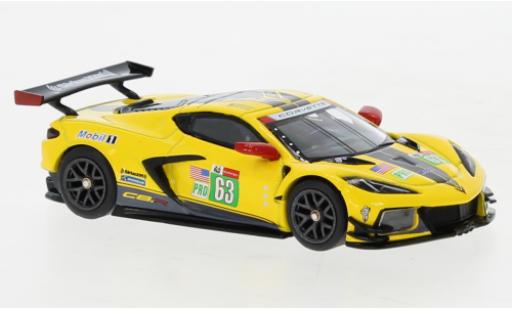 Chevrolet Corvette 1/64 Mini GT C8.R No.63 Racing 24h Le Mans 2021 modellino in miniatura