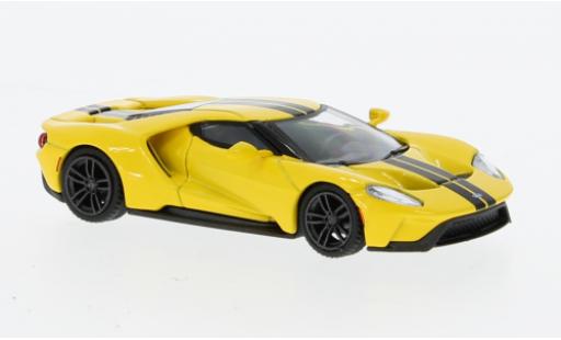 Ford GT 1/64 Mini GT giallo modellino in miniatura