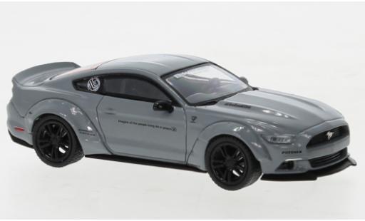 Ford Mustang 1/64 Mini GT GT LB-Works grigio modellino in miniatura