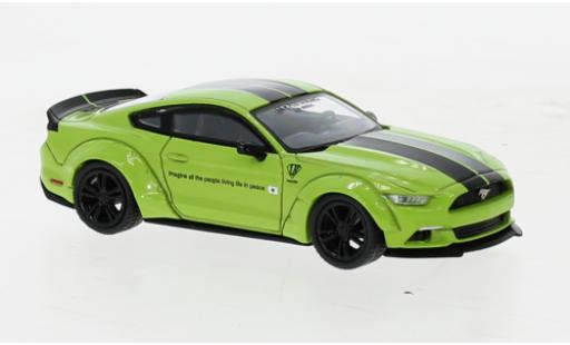 Ford Mustang 1/64 Mini GT LB Works verde modellino in miniatura