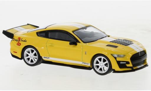 Shelby GT 500 1/64 Mini GT Ford Mustang Dragon Snake Concept giallo modellino in miniatura