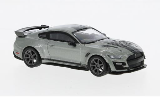 Shelby GT 500 1/64 Mini GT Ford Mustang SE Widebody metallise grigio modellino in miniatura