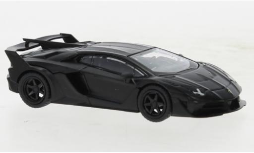 Lamborghini Aventador 1/64 Mini GT GT EVO LB-Silhouette Works matte noir modellino in miniatura