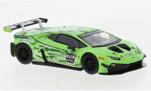 Lamborghini Huracan 1/64 Mini GT GT3 Evo vert modellino in miniatura