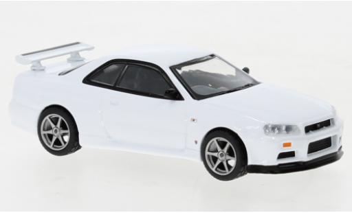 Nissan Skyline 1/64 Mini GT GT-R (R34) V-Spec RHD modellino in miniatura