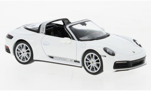 Porsche 911 1/64 Mini GT Targa S bianco modellino in miniatura