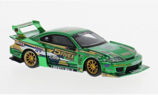 Nissan Silvia 1/64 Mini GT S15 LB-Super Silhouette 2024 Fausto Racing 1:64 modellino in miniatura